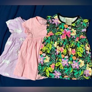 Set of 3 baby girl dresses